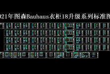 《2021年图森Bauhaus衣柜18升级系列标准图》